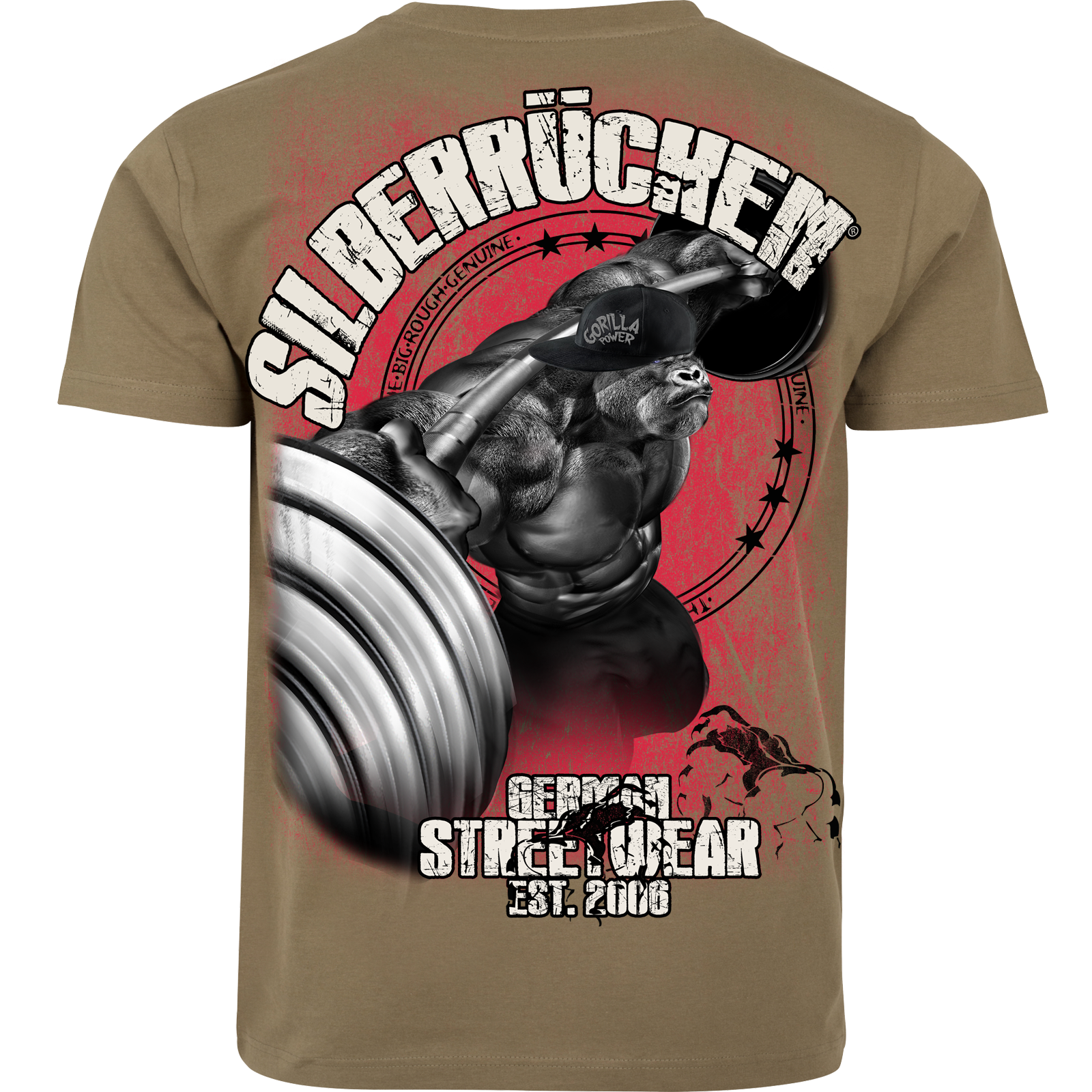 Herren T-Shirt (  Silberrücken SR177 Squat)