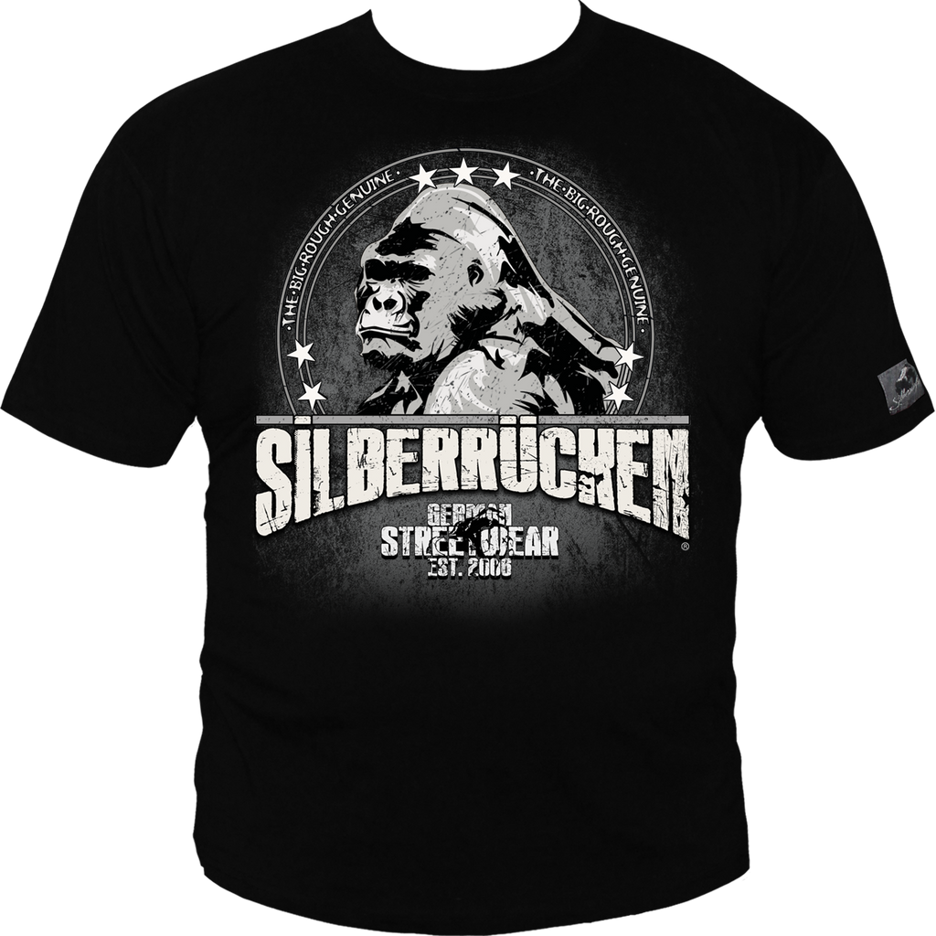 Herren T-Shirt ( Silberrücken SR161 Gorilla Back )