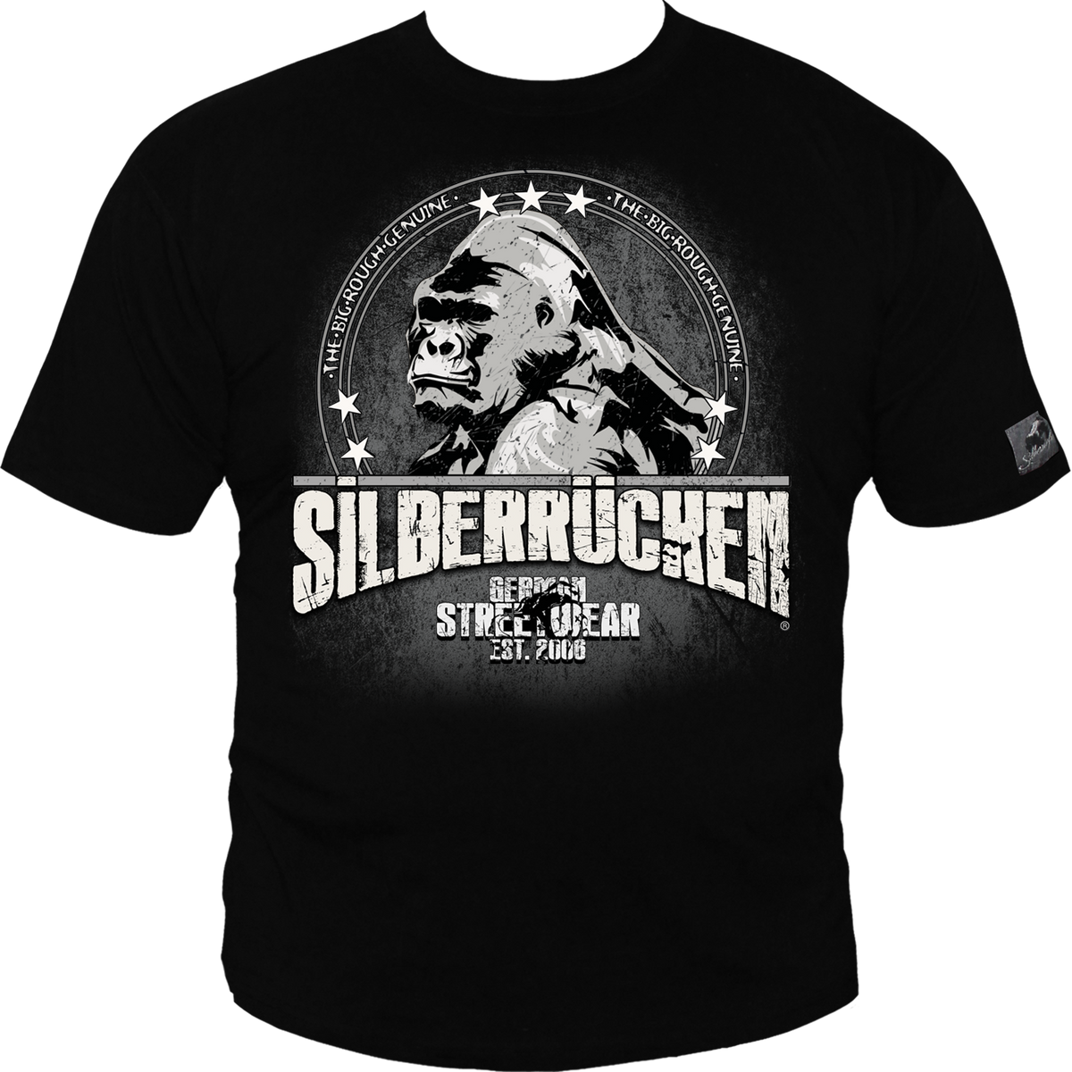 Silberrücken Herren-T-Shirt SR163 „Grundmotiv“