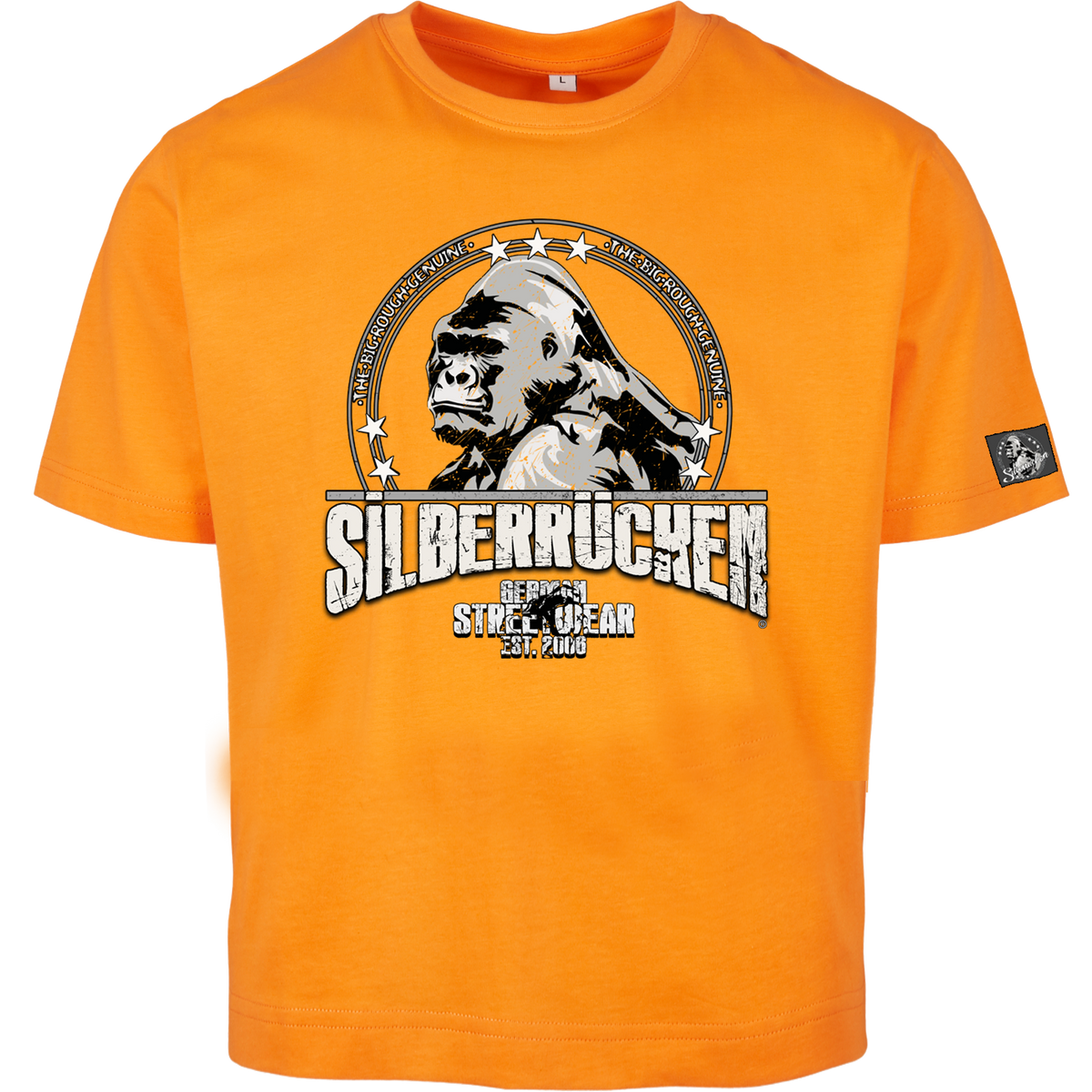 Silberrücken Herren-T-Shirt SR163 „Grundmotiv“
