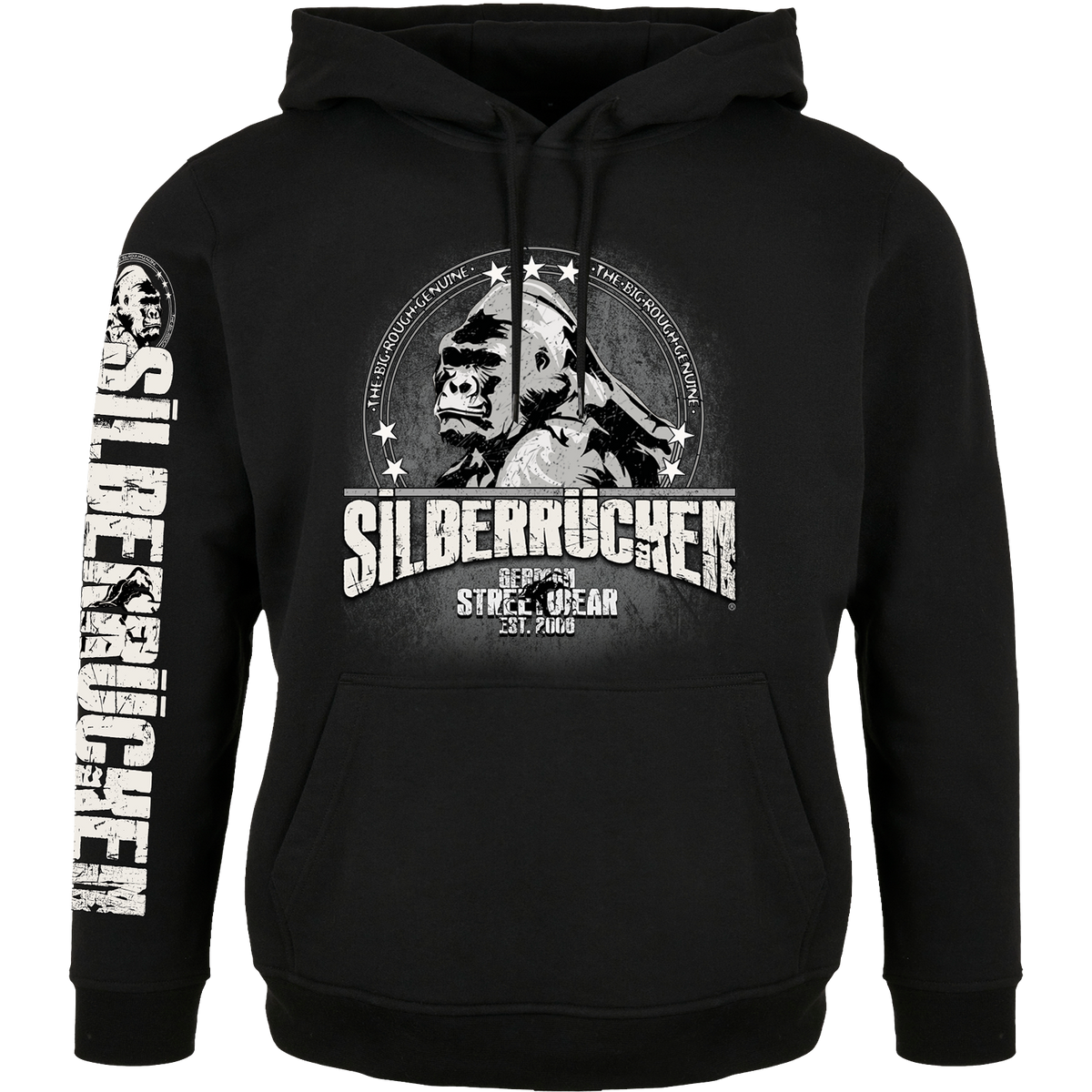Silberrücken Herren-Hoodie SR163 „Grundmotiv“