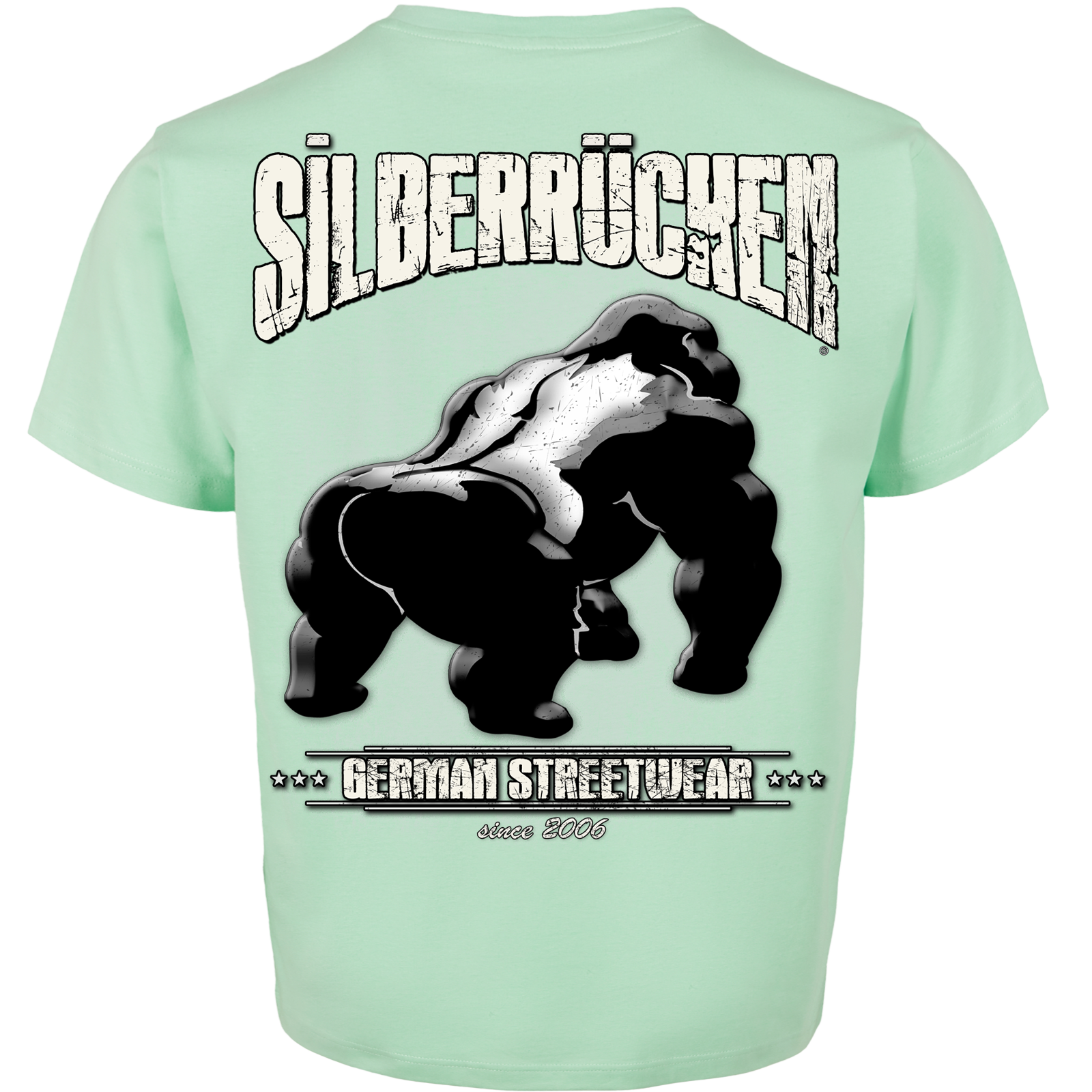 Herren T-Shirt ( Silberrücken SR163 Grundmotiv )