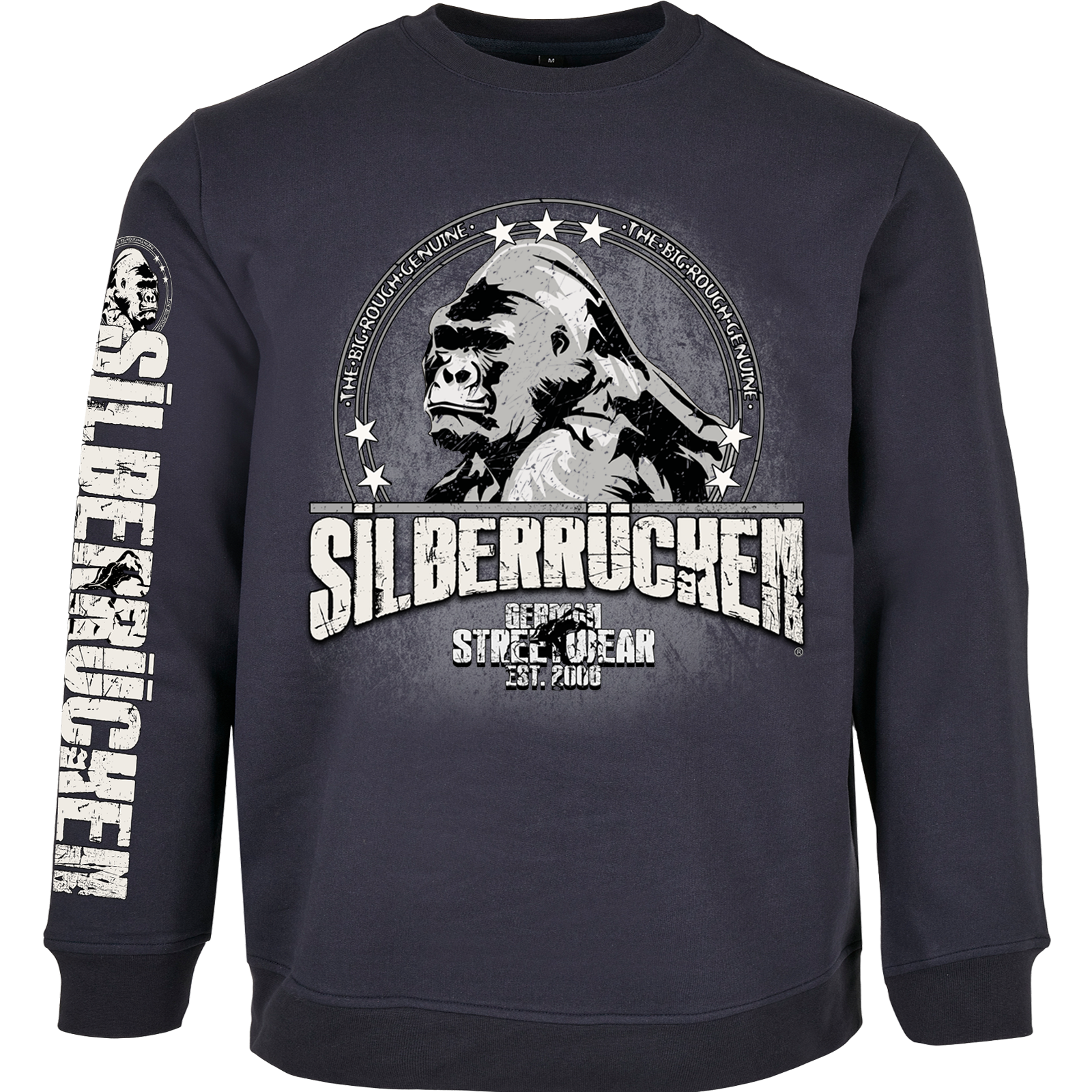 Premium Sweatshirt Slim ( Silberrücken SR163 Grundmotiv )