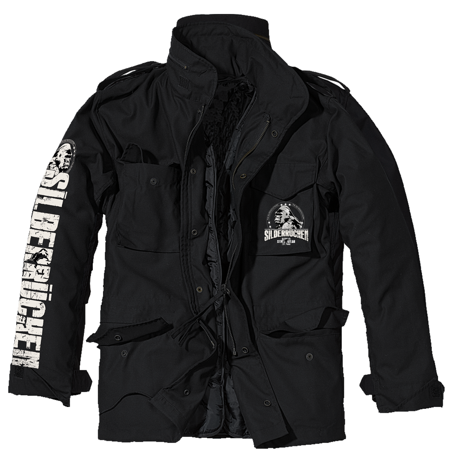 Parka ( SR2022W Silberrücken Worldwide ) Schwarz